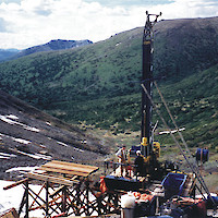 Drilling on the Fyre Lake property